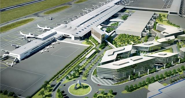 Adelaide Airport artists impression including hotel - EDITED for SPICE