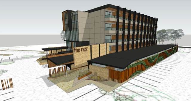 An artist's impression of the new hotel