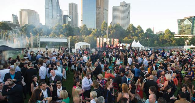 The Welcome Party in 2014: Ground zero for many hangovers and new friendships