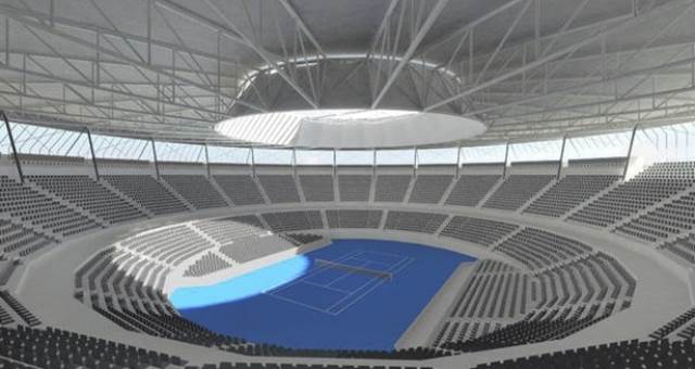 An artist's impression of the upgraded Ken Rosewall arena