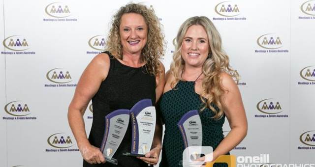Award winners Tracy Wood and Melbi Langton
