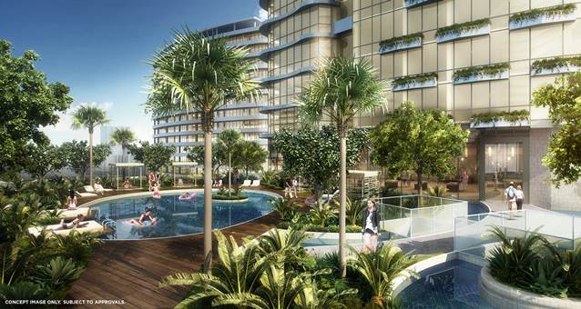Proposed master plan concept - resort deck 1