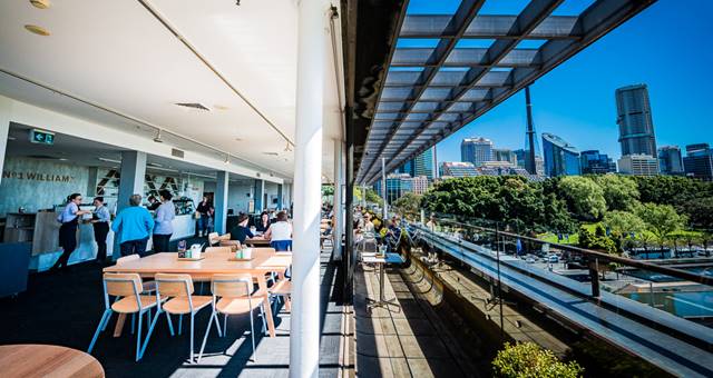 The newly opened restaurant and eatery, 1 Willaims Street, sits on the top floor of the Australian Museum, offering great food and great views of the Sydney skyline