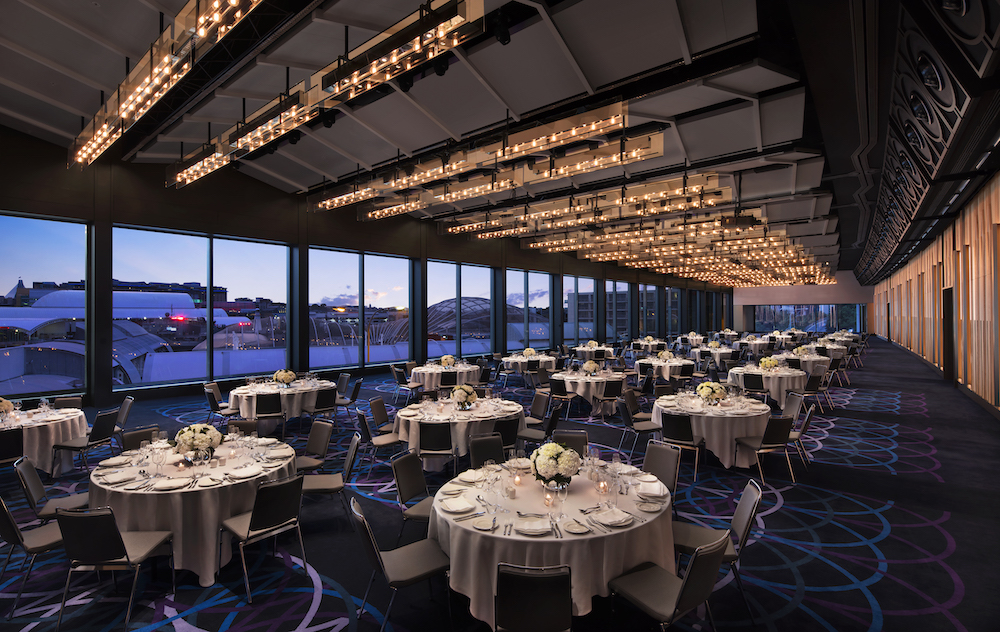 Maritime Ballroom in a gala set-up hyatt regency sydney