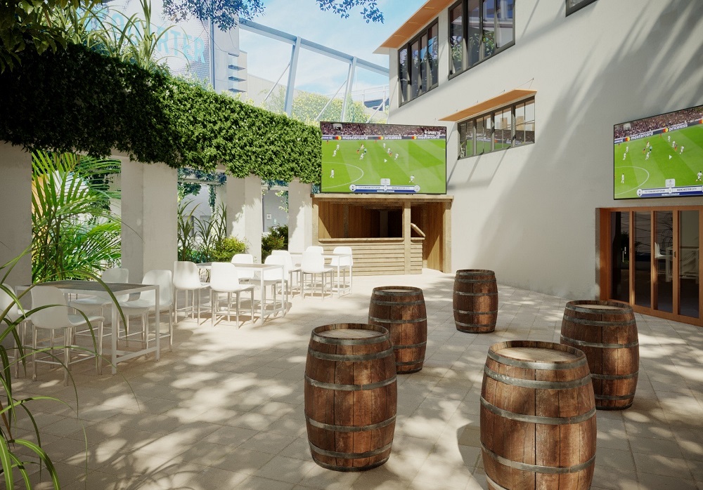 Watson's at the Entertainment Quarter will also offer outdoor pub spaces 