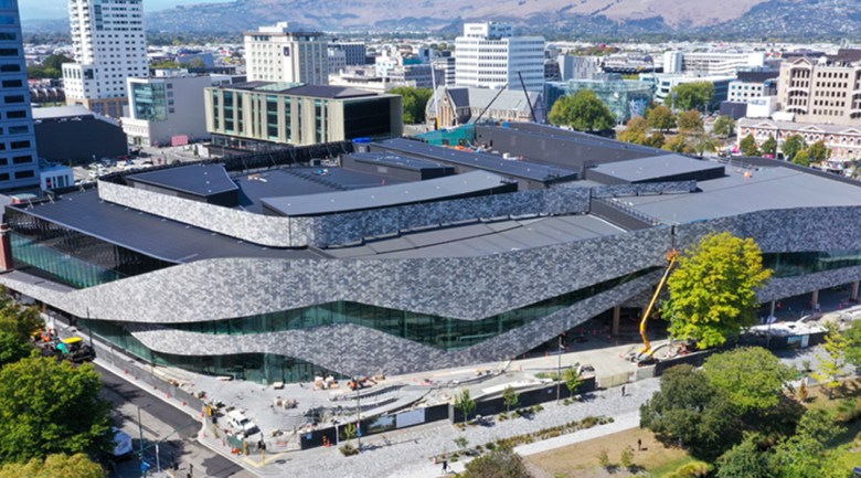 Te Pae Christchurch Convention Centre nears completion