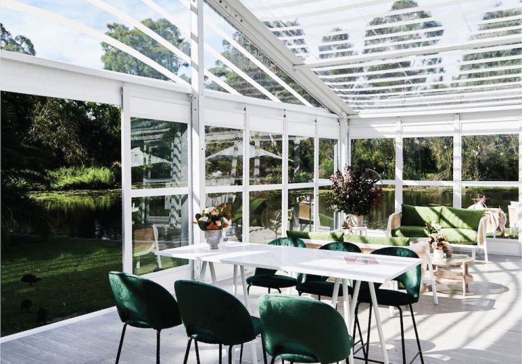 The contemporary, light-filled space will be ideal for end-of-year gatherings botanica