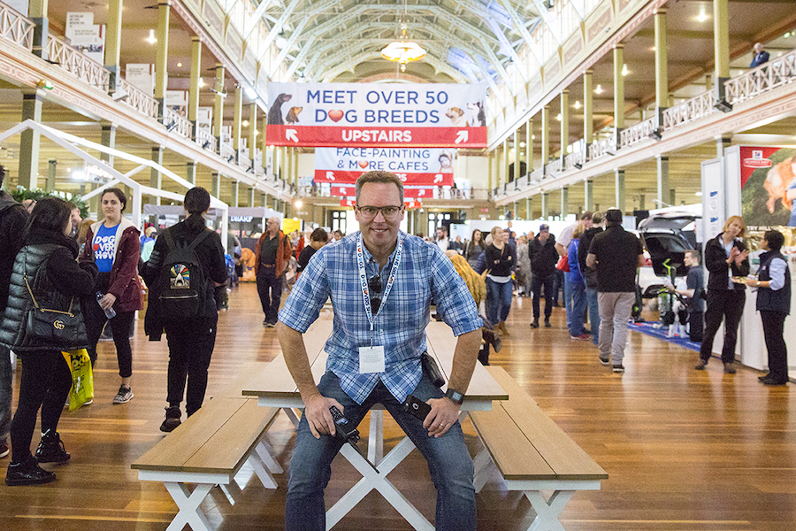 Jason Humphris at the 2017 Dog Lovers Show